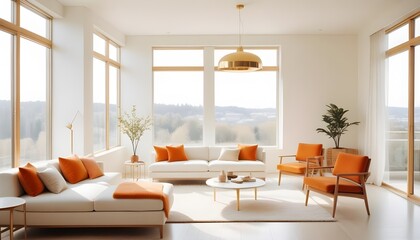 Fototapeta premium Photo interior modern design room 3d illustration