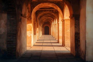 A passage leading to a courtyard in an ancient Africa city.
