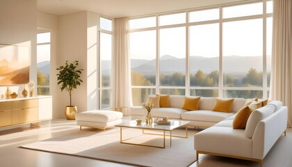 Photo interior modern design room 3d illustration