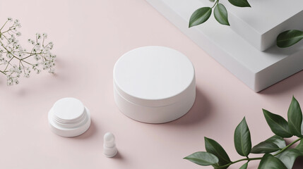 Elegant and Minimalistic Product Mockups Featuring Natural Elements, Shadows, and Modern Designs for Enhanced Visual Branding