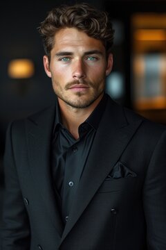 Photo portrait of a man in a suit