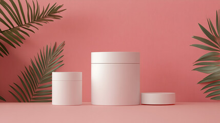 Elegant and Minimalistic Product Mockups Featuring Natural Elements, Shadows, and Modern Designs for Enhanced Visual Branding