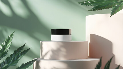 Elegant and Minimalistic Product Mockups Featuring Natural Elements, Shadows, and Modern Designs for Enhanced Visual Branding