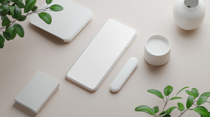 Elegant and Minimalistic Product Mockups Featuring Natural Elements, Shadows, and Modern Designs for Enhanced Visual Branding