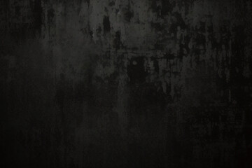 Obraz premium Old wall texture cement dark black gray background abstract grey color design are light with white gradient background.