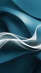 Sophisticated and sleek blue background with light energy wave