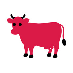 a Dairy Cow vector illustration