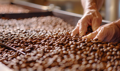 Pictures of coffee and coffee beans, coffee plants