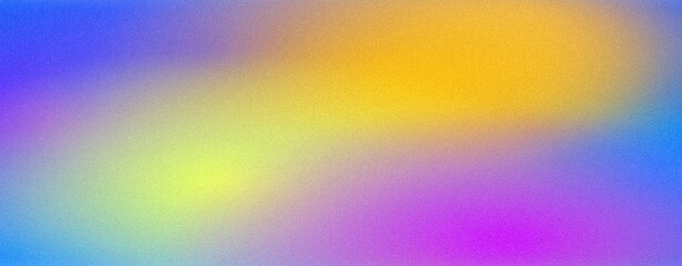 Grainy Gradient Abstract Design with Colorful Noisy Texture for Backdrops