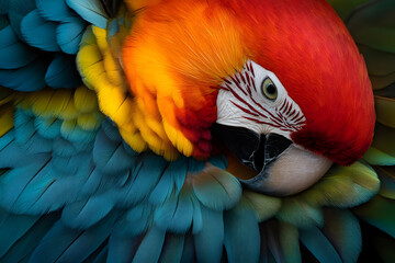 Obraz premium Macaw ara parrot