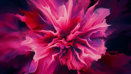 Pink abstract art illustration wallpaper