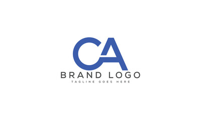 letter CA logo design vector template design for brand.