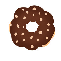 Donut chocolate 
