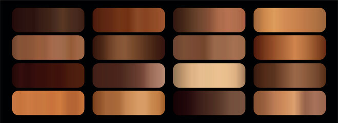 Wood gradients set. Collection of wood gradient. 