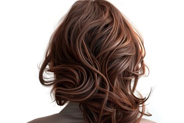 Obraz premium long hair Young woman have problem with dyed hair and damaged.