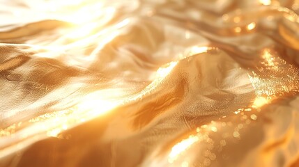 Abstract molten gold surface with a fluid and dynamic texture.