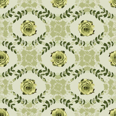   Green Happy Chef seamless pattern,Background,Perfect for fabric,
