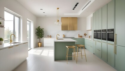 Photo interior modern design room 3d illustration