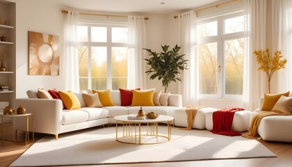 Fototapeta premium Photo interior modern design room 3d illustration