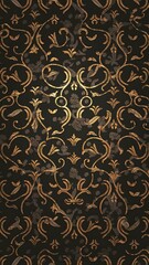 Luxury wallpaper dark seamless texture, premium background.