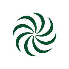 a Spiral and rotation circle design vector illustration