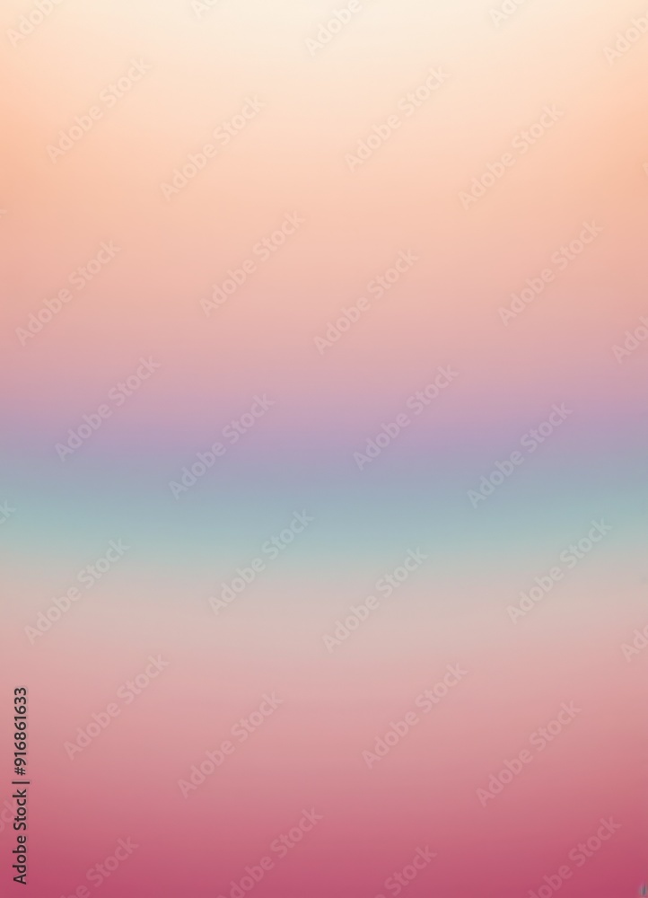 Poster gradient background transitions from pink to orange and purple, with subtle gradient effect.