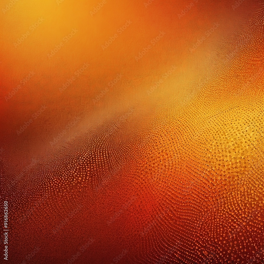 Aufkleber gradient background transitions from warm orange to deep red, with subtle white line running diagona