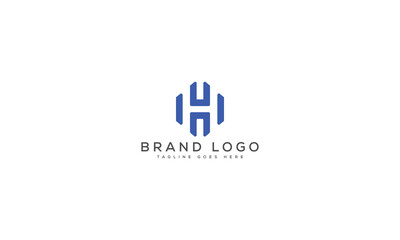 letter H logo design vector template design for brand.