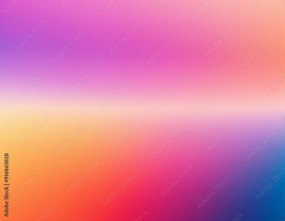 Poster gradient background with gradient pink, orange, yellow, and blue, transitioning from left to right.
