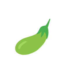 green eggplant vector illustration
