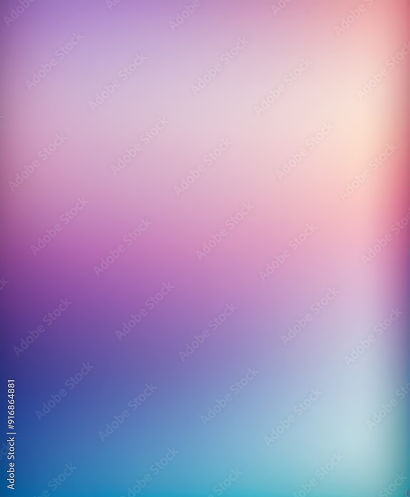 Poster gradient background transitions from purple to pink and blue, with subtle gradient effect.