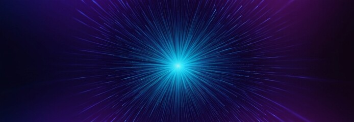 vibrant blue burst radiates from the center the image, creating dynamic and energetic visual effect.