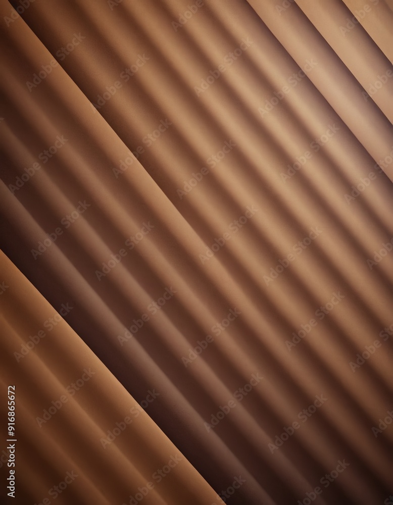 Poster diagonal pattern brown lines creates textured, abstract background with warm, golden hue.