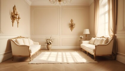 Photo interior modern design room 3d illustration