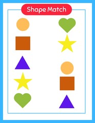 shape  match worksheet