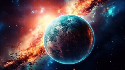 Fototapeta premium Planet in Space