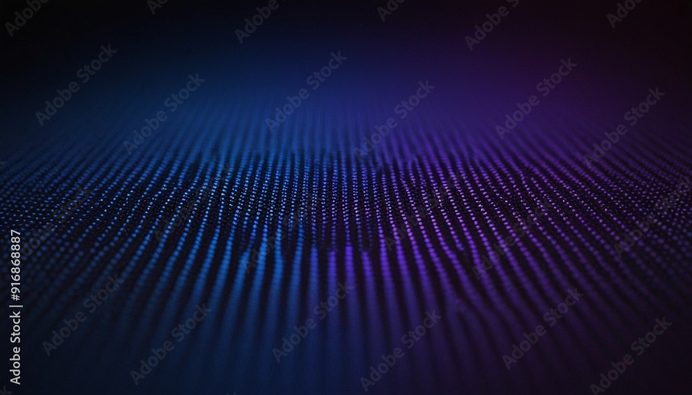 Poster close-up view textured surface with gradient blue and purple hues, creating sense depth and movement