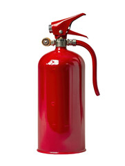Obraz premium A bright red fire extinguisher.
