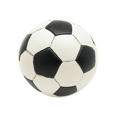 Fototapeta premium A classic black and white soccer ball.