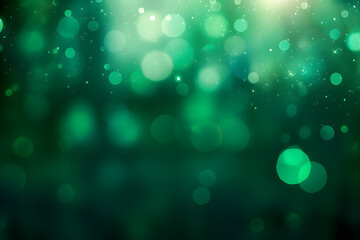 Green Bokeh Lights background illustration