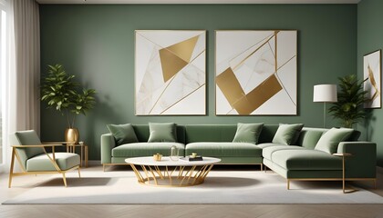 Photo interior modern design room 3d illustration