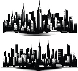 San Diego city skyline horizontal banner. Black and white silhouette of San Diego city, USA. Vector template for your design. © RSDESIGN