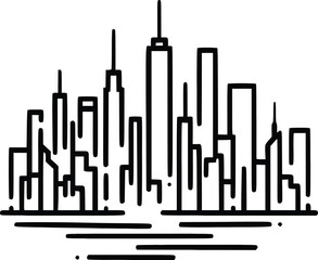 San Diego city skyline horizontal banner. Black and white silhouette of San Diego city, USA. Vector template for your design.