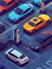 electric car charging station
