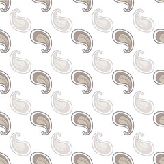  Paisley Classics  seamless pattern, Background, Perfect for fabric and wallpaper.