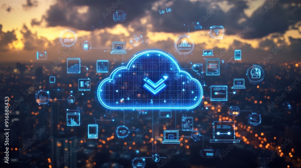 Poster cloud computing and data transfer