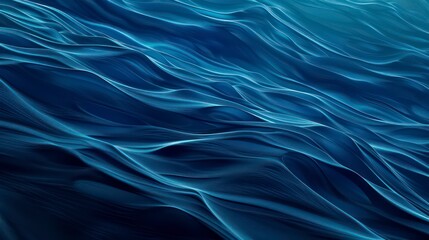 Fototapeta premium deep blue wave pattern wallpaper background 