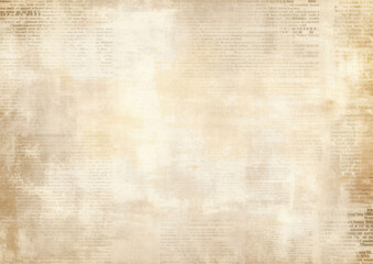 Obraz premium Old newspaper background. Aged paper grunge vintage texture