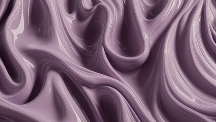 Obraz premium Translucent Waves of Lilac and Purple Organic 3D Texture Pattern