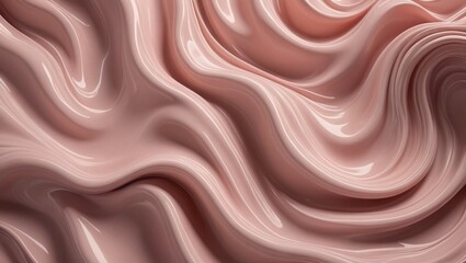 Translucent Waves Organic Texture Pattern in Soft Rose and Blush Pink